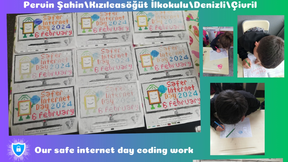 3/C sınıfı öğrencileri Pervin Şahin rehberliğinde  13 Şubat Güvenli İnternet Günü kutlayıp,etkinliklere katıldılar.