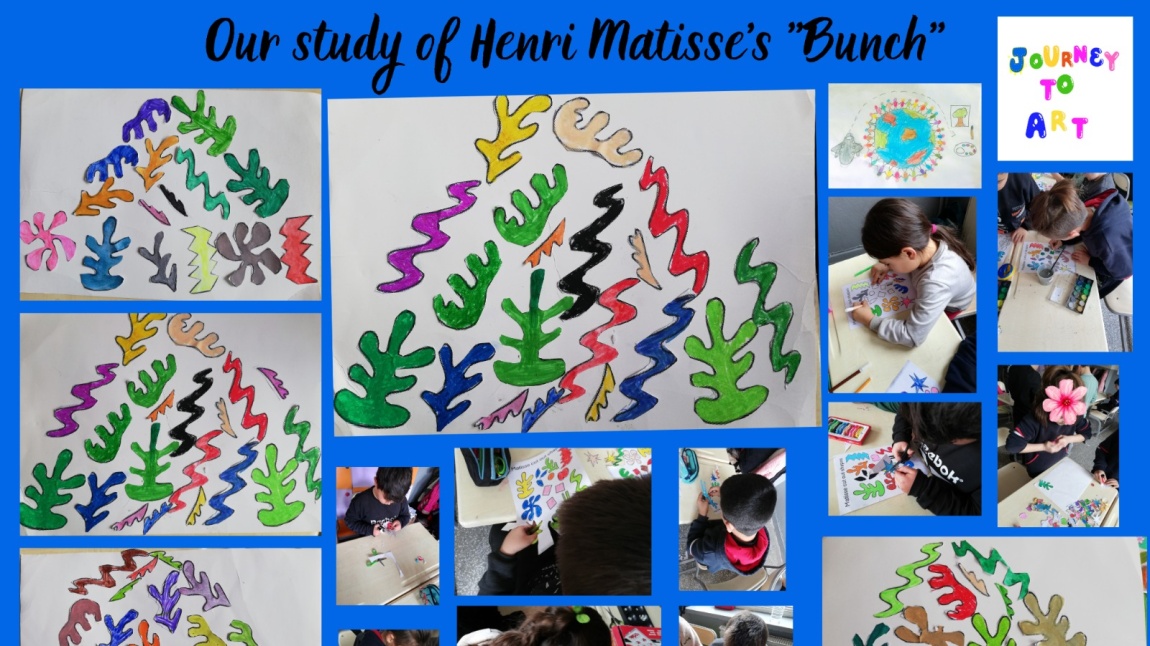 3/C sınıfı öğrencileri Pervin Şahin rehberliğinde Henri Matisse ile ilgili sanat etkinlikleri yaptılar.
