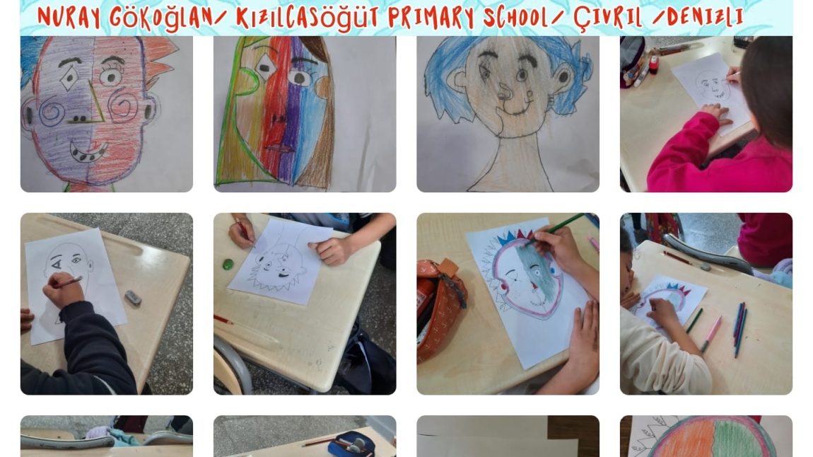 Kızılcasöğüt ilkokulu  4/B sınıfı öğrencileri  dünyaca ünlü ressamları tanımaya devam ediyor.Mart ayında da ünlü ressam Pablo Picasso'yu tanıdılar. 